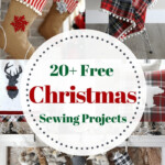 20 Christmas Sewing Projects Sewing Sweet Red Poppy