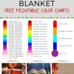 3 Crochet Temperature Blanket Charts Temperature Blanket Afghan