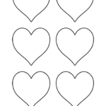 3 Inch Hearts Pattern Template Printable Pdf Download