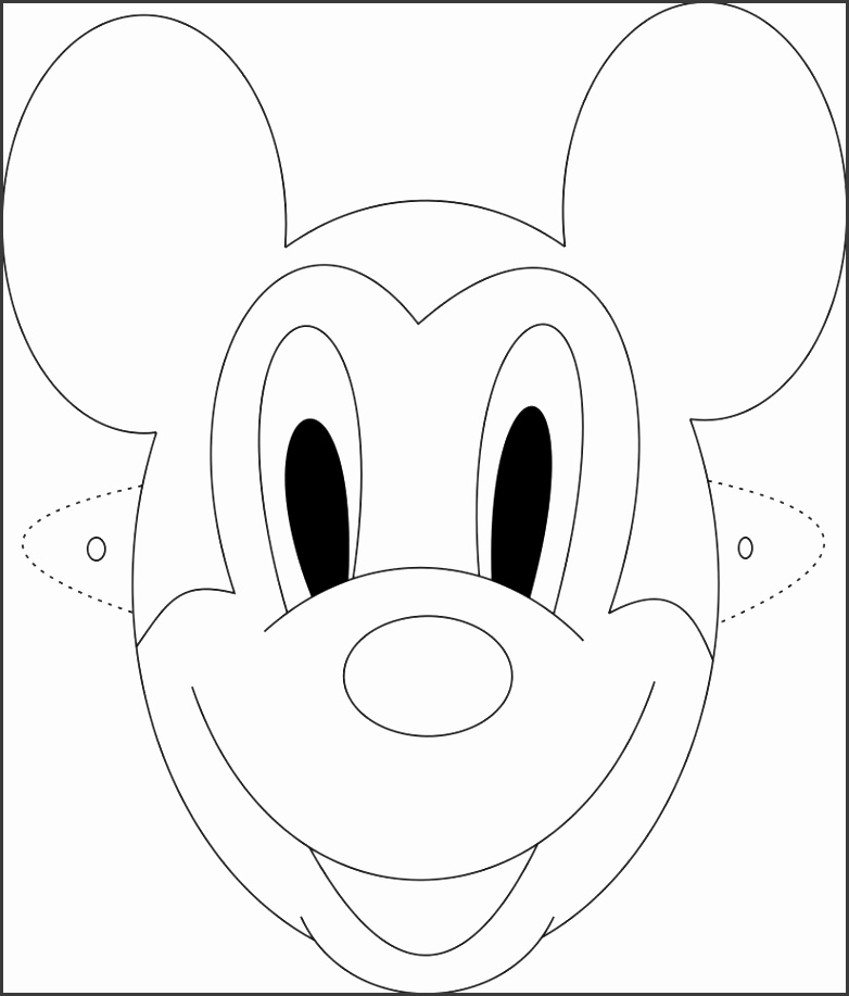 6 Mickey Mouse Mask Template SampleTemplatess SampleTemplatess