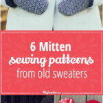 6 Mitten Sewing Patterns From Old Sweaters Tip Junkie Mittens