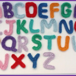 8 Applique Letters Crochet Applique 8 Crochet Letters Etsy Crochet