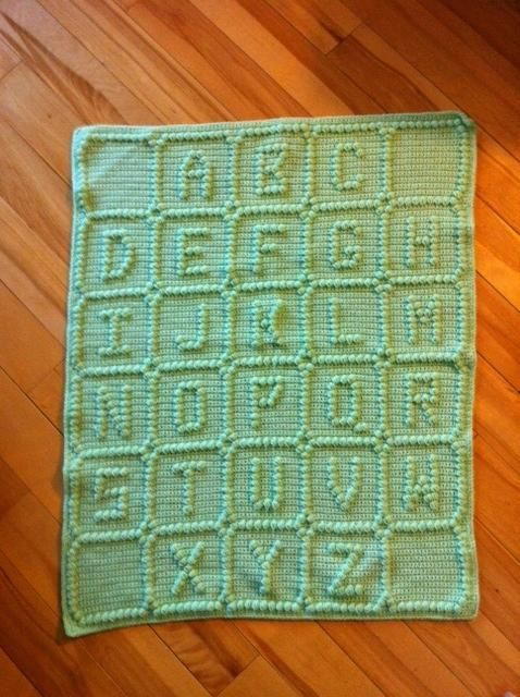 Alphabet Baby Blanket By JenniferDuerksen Crocheting Pattern Baby 