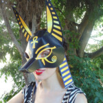 Anubis Mask Printable Egyptian Mask Mask Pattern Anubis Etsy