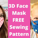 BEST 3D Face Mask EASY To Sew FREE Pattern Sweet Red Poppy YouTube