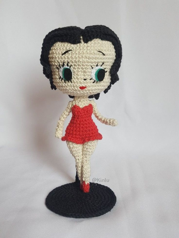 Betty Boop Amigurumi In 2020 Crochet Dolls Betty Boop Lovey Pattern