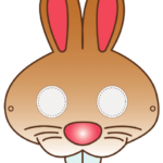 Brown Rabbit Mask Template Printable Pdf Download