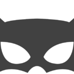 Catwoman Batman Superhero Mask Sticker By kristinamarie1968
