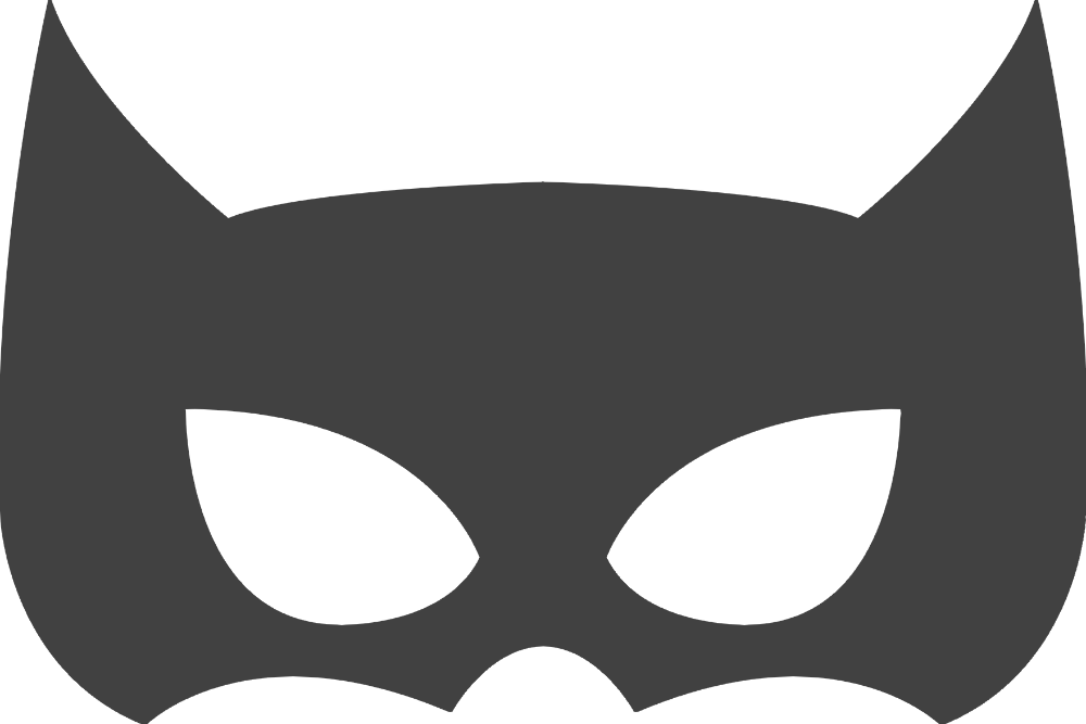 Catwoman Batman Superhero Mask Sticker By kristinamarie1968