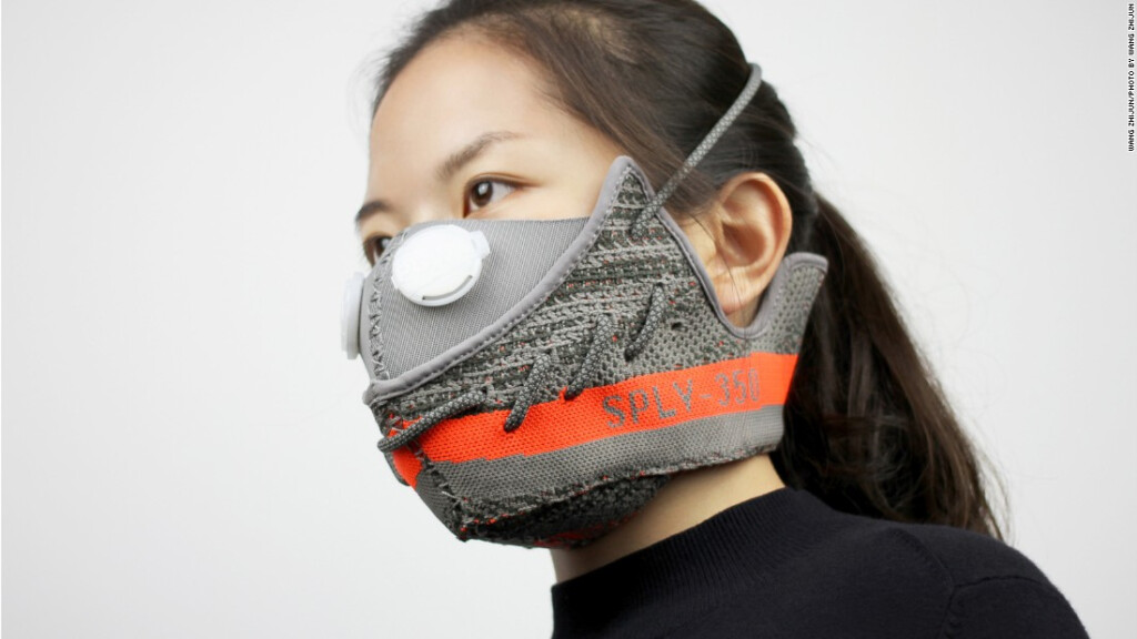 Chinese Designer Turns Sneakers Into Pollution Masks CNN Style