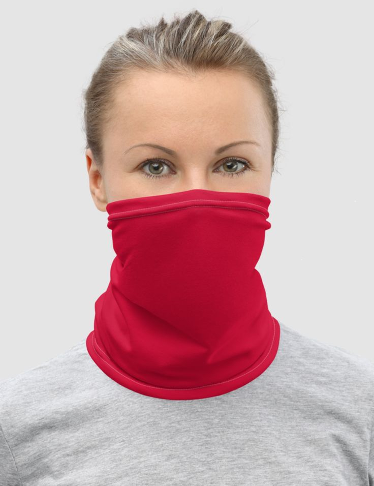 Classic Red Neck Gaiter Face Mask In 2020 Neck Gaiter Breathable