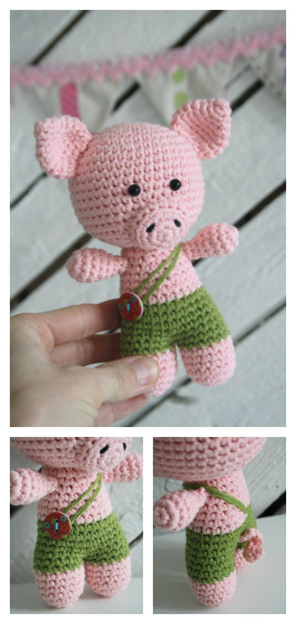 Crochet Amigurumi Pig Free Patterns