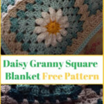 Crochet Daisy Flower Blanket Free Patterns Instructions
