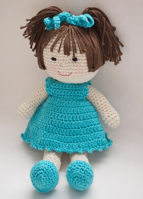 Crochet Doll Pattern Amigurumi PDF Instant Download Marcy