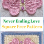 Crochet Heart Granny Square Free Patterns Tutorials