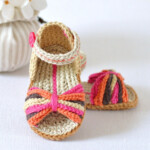 CROCHET PATTERN Baby Sandals Paris Style Baby Shoes Easy