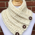 CROCHET PDF PATTERN Chunky Button Cowl Crochet Pattern Instant Etsy