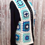 Crochet Vest Granny Square Vest Gift Ideas Women Clothing Etsy