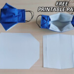 DIY 3D Face Mask With Filter Pocket Free Printable Pattern YouTube