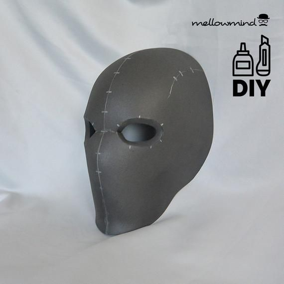 DIY Basic Face Mask Template For EVA Foam Mask Template Foam Cosplay 