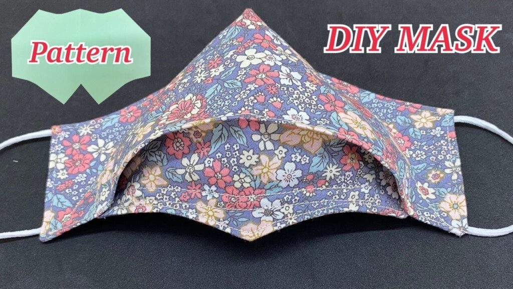 Diy Breathable Face Mask Easy Pattern Sewing Tutorial How To Fabric 