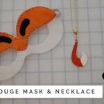 DIY Rena Rouge Mask Necklace Yesenia Rena Rouge Ladybug Art