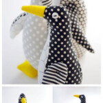 DIY Stuffed Penguin Toy Free Sew Pattern Tutorial Animal Sewing