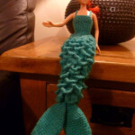 Doll s Mermaid Dress Crochet Barbie Clothes Crochet Doll Clothes