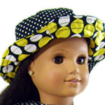 Doll Sun Hat Sewing Pattern INSTANT DOWNLOAD