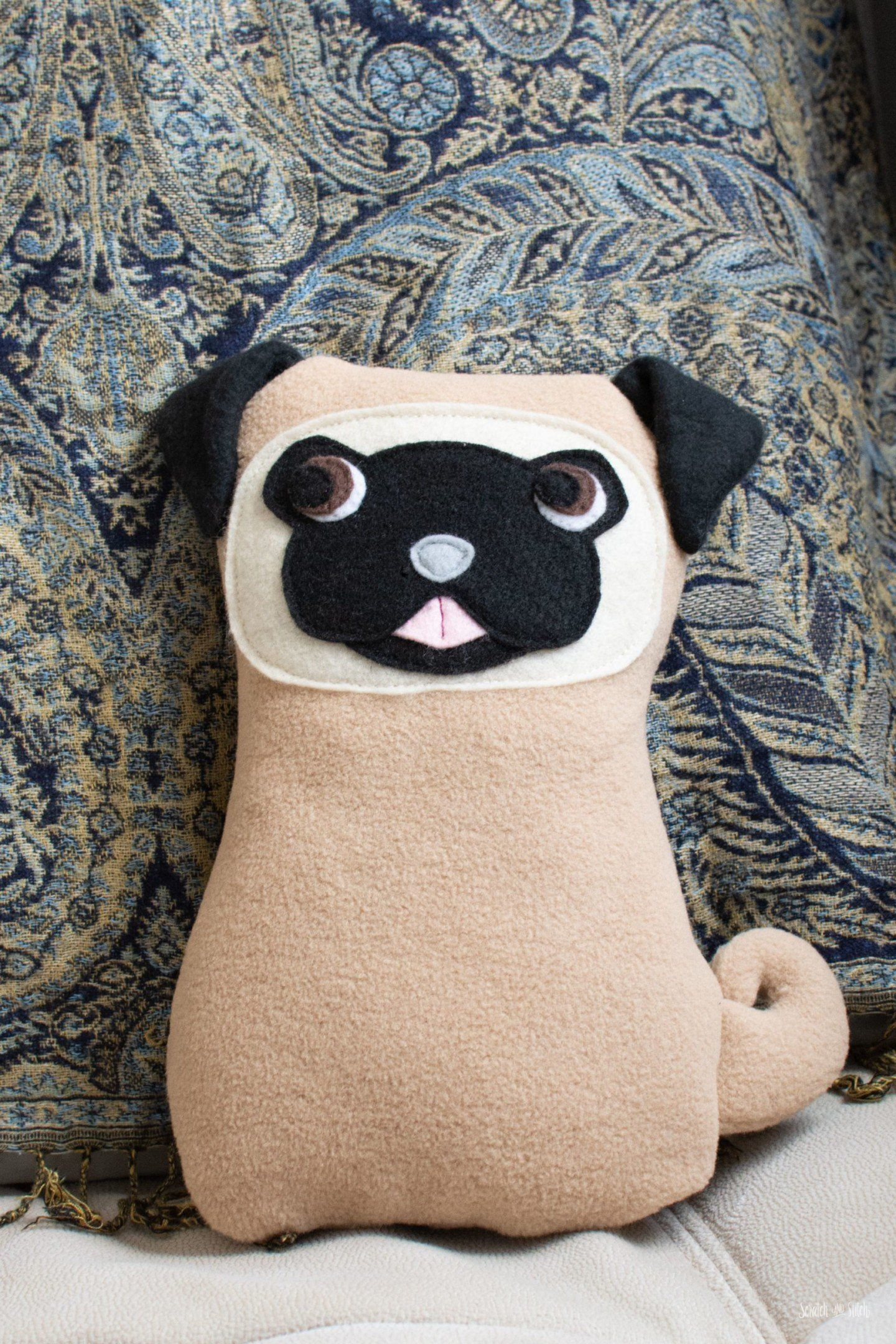 Easy Free Stuffed Animal Sewing Pattern Animal Pillows Pattern Dog