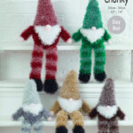 Easy To Follow Gnomes Knitted In Tinsel Chunky Knitting Patterns King