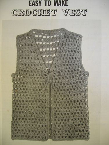 Easy To Make Crochet Vest Crochet Vest Pattern Crochet Vest Pattern