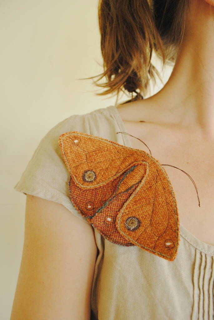 Fabric Moth And Butterfly PDF Sewing Pattern By Willowynn