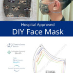 Face Mask Sewing Pattern With Filter Pocket Kids Sizes Easy Face