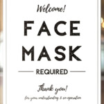 Face Mask Sign Face Masks Required Please Wear A Face Mask Print