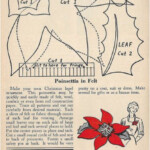 Felt Poinsettia Pin Pattern And Instructions Vintage Crafts And More