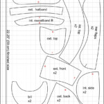 Field Cap Pattern Pieces To Scale With Each Other With 1 i Flickr