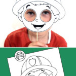 Fireman Mask Template Fireman Crafts Fireman Mask Template