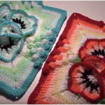 Flower 3D Granny Square Free Crochet Pattern And Tutorial Styles Idea