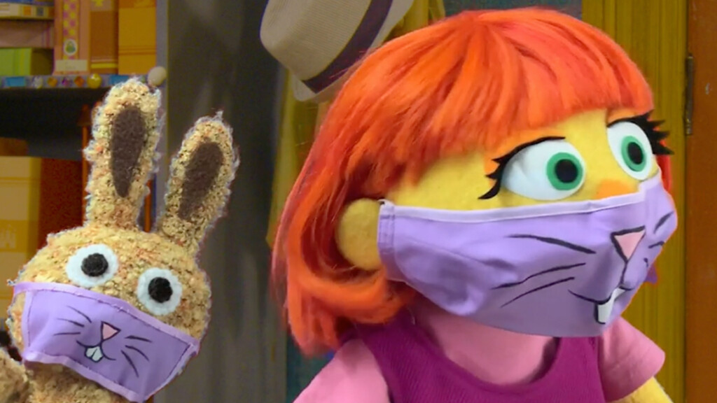 Fluffster Wears A Mask Sesame Street And Autism