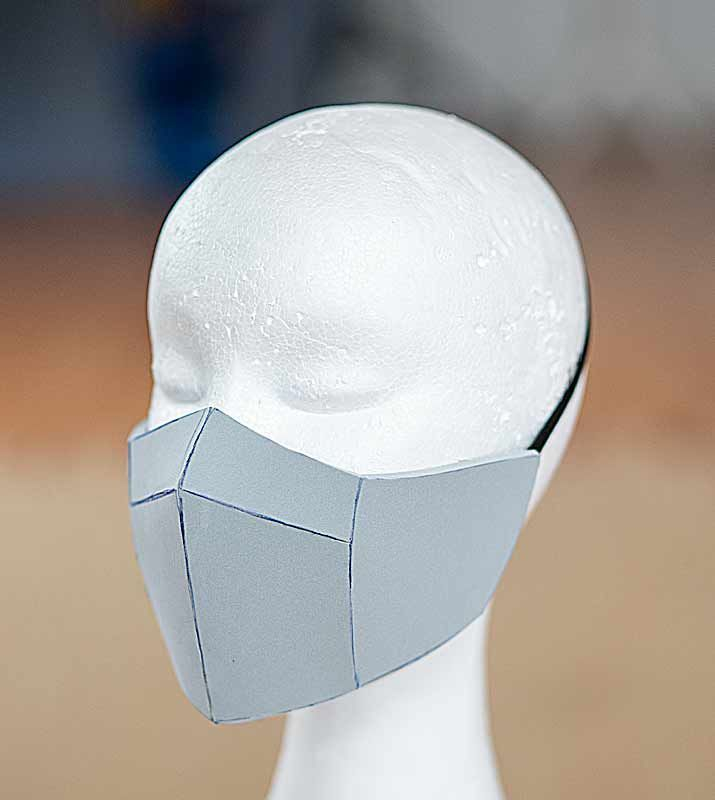 Foam Mask Template Google Search Mouth Mask Fashion Foam Cosplay 