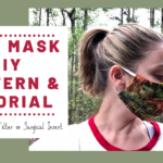 Free Face Mask Pattern DIY Tutorial With Pocket For Surgical Insert