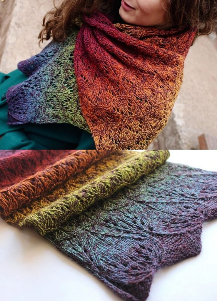 Free Lace Knitting Patterns For Scarves Knitting Bee