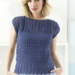 Free Ladies Crochet Pattern For An Openwork Top Crochet Kingdom