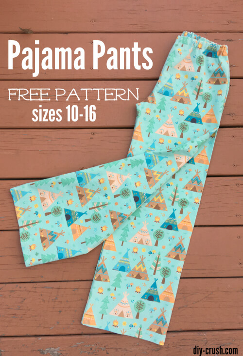 Free Pajama Pant Pattern DIY Crush Pajama Pants Pattern Pajama