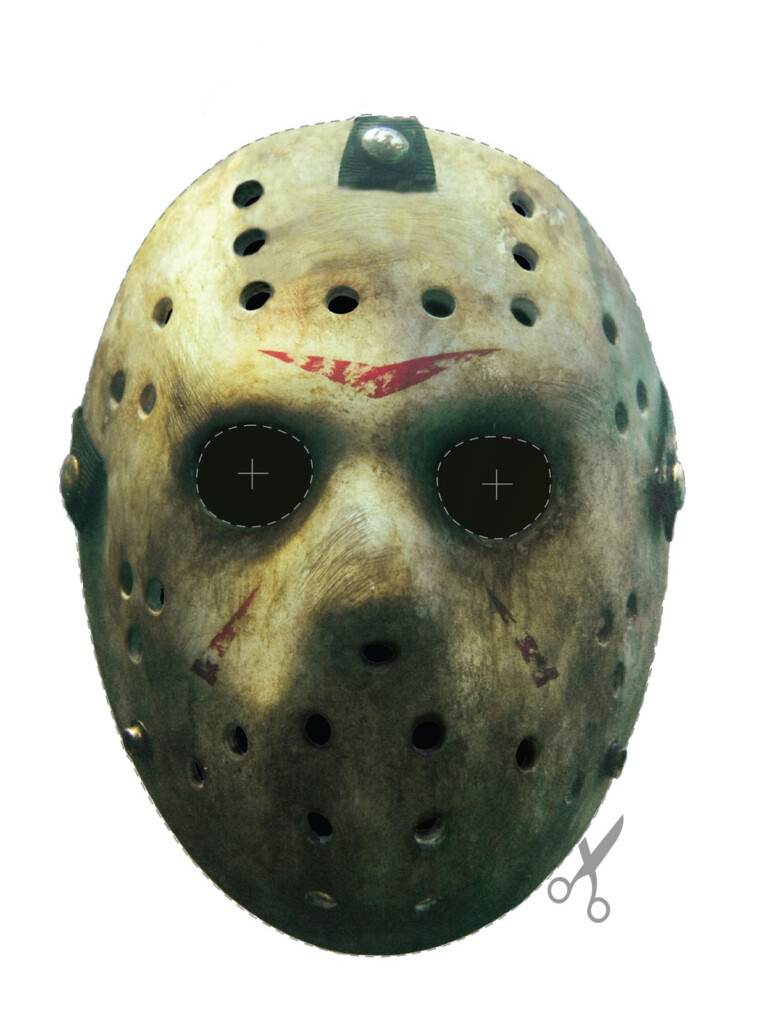Friday The 13th Jason Cut Out Mask Blood Curdling Blog Of Monster Masks