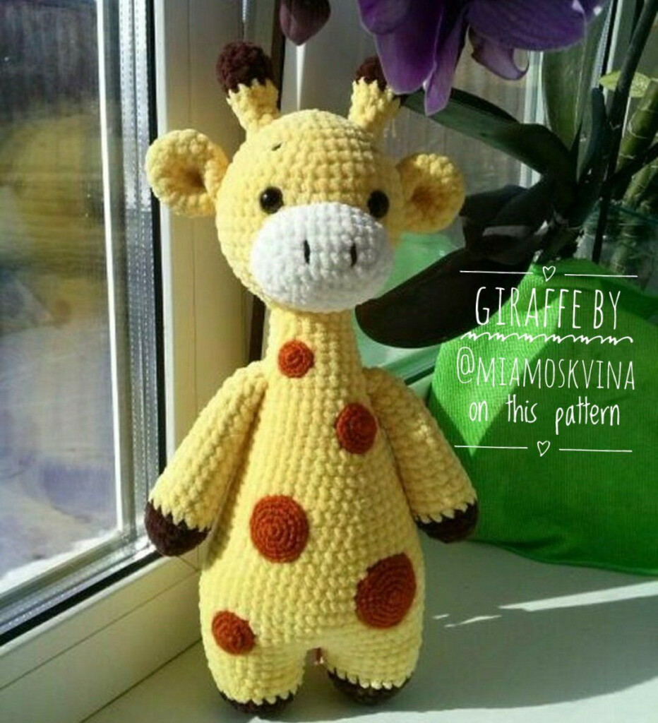 GIRAFFE CROCHET PATTERN Amigurumi Plush Giraffe Crochet Etsy In 2021 