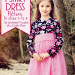 Girl s Twirly T Shirt Dress Pattern And Tutorial Free Sewing Pattern
