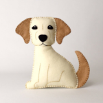 Golden Lab Sewing Pattern Dog Hand Sewing Pattern Felt Labrador