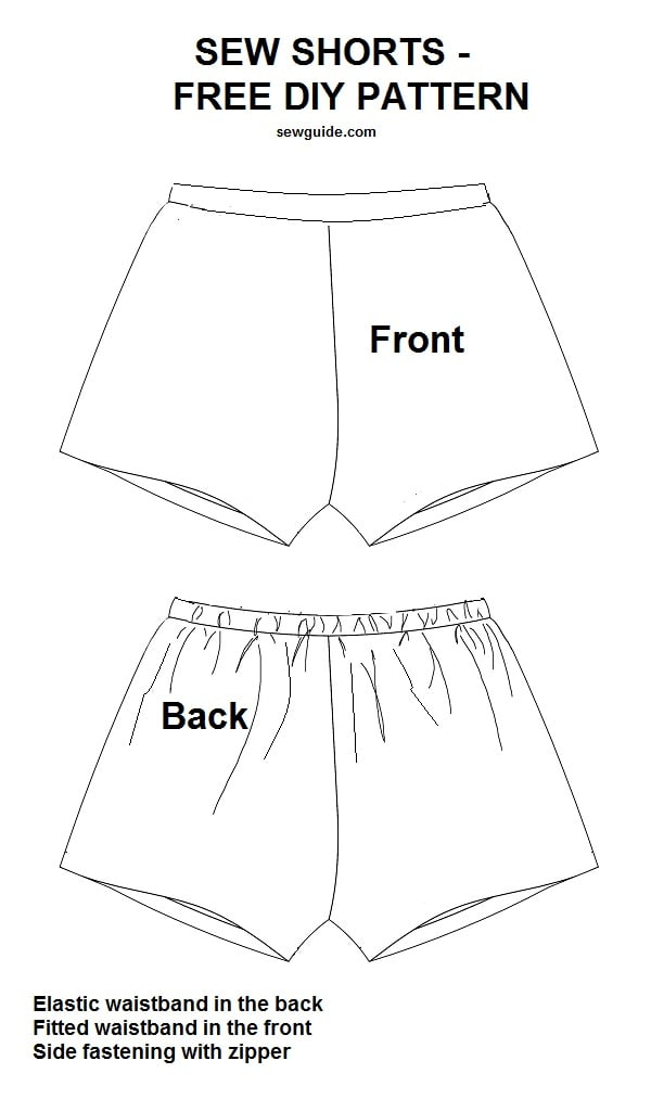 How To Sew SHORTS 3 Free DIY Patterns Sewing Tutorials Sew Guide